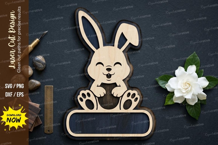Cute Bunny Svg Image 11