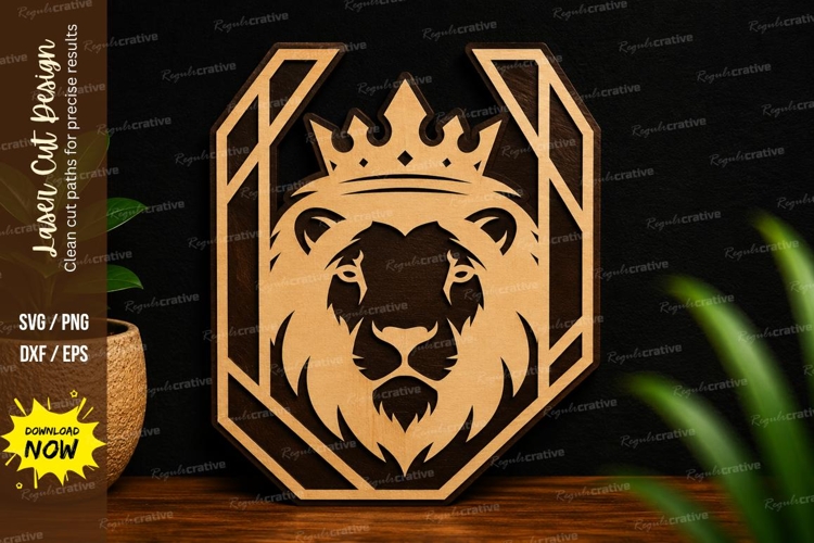 Lion With Crown Svg Image 30