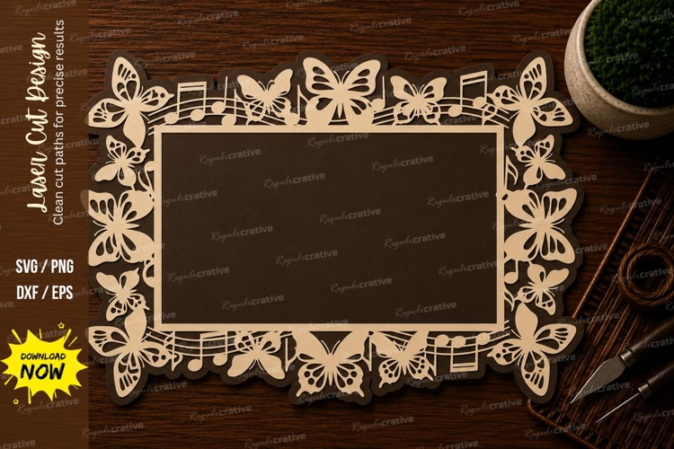 Butterfly Border Svg Image 10