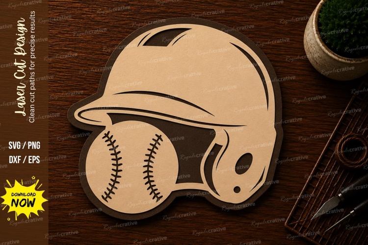 Baseball Helmet SVGs Image 15