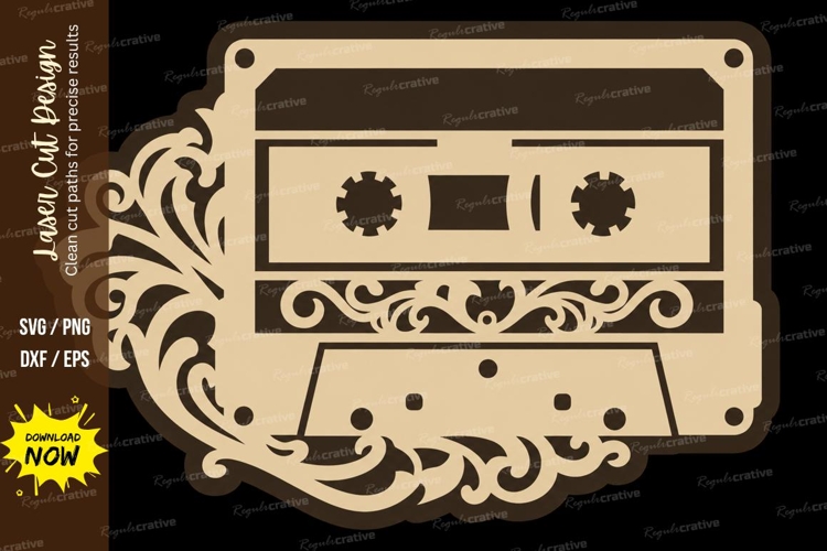 Vintage Cassette Tape Svg Image 18