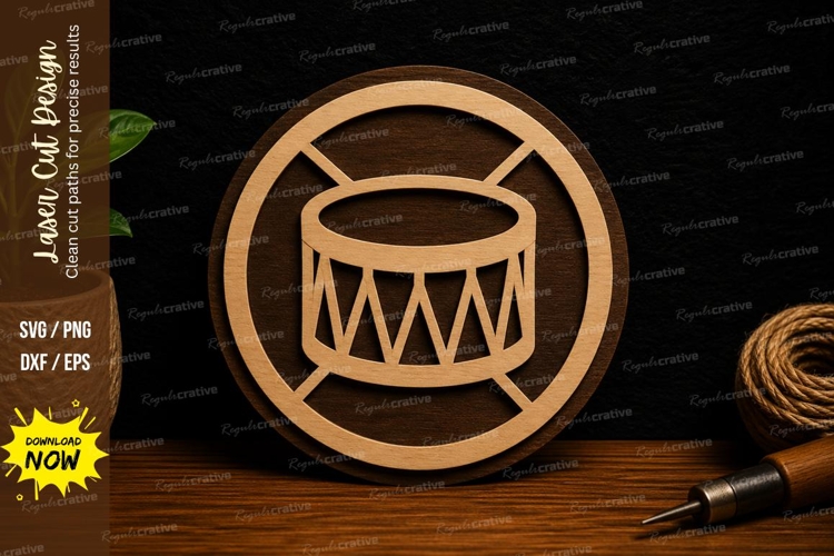 Drum Svg Image 12