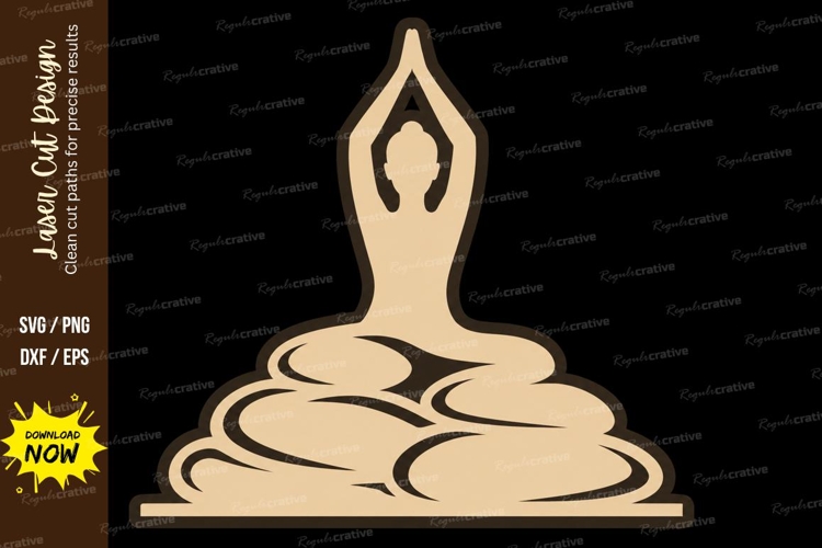 Meditation Silhouette Image 4