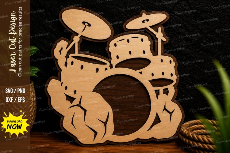 Drummer Svg Image 13