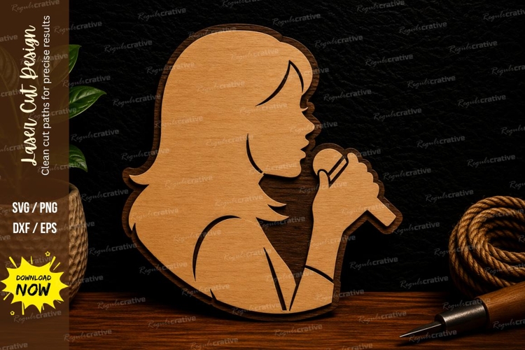  Singer Silhouette Image 4