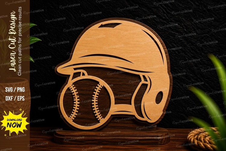 Baseball Helmet SVGs Image 14