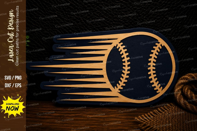 Baseball Motion Laser Cut SVG Design baseball svg, baseball