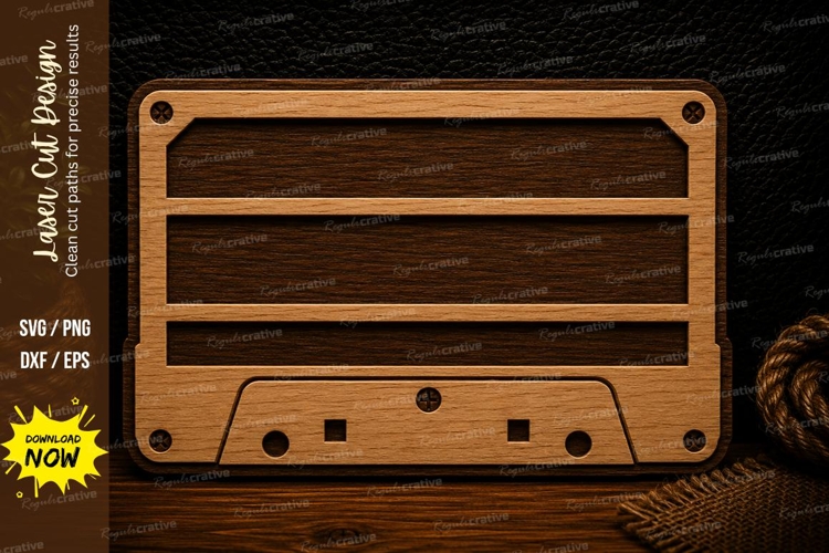 Vintage Cassette Tape Svg Image 18