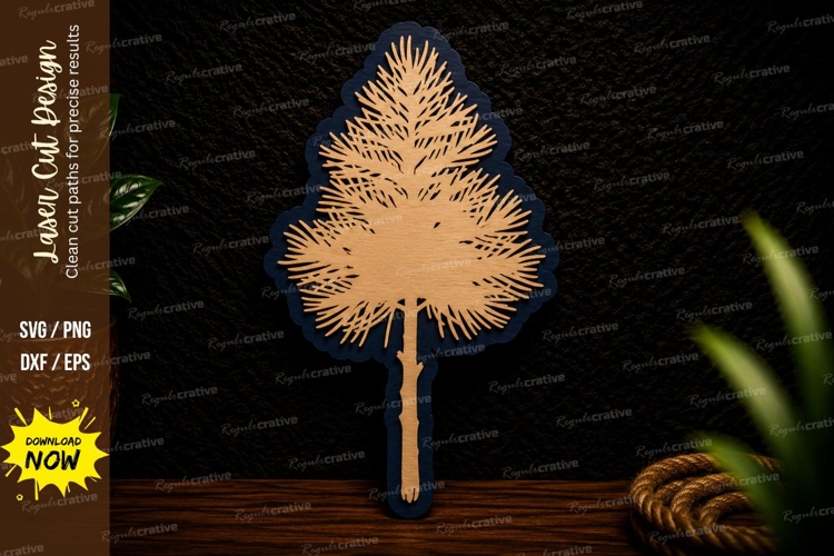 Pine Tree Silhouette Image 5