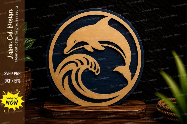 Dolphin Svg Image 9
