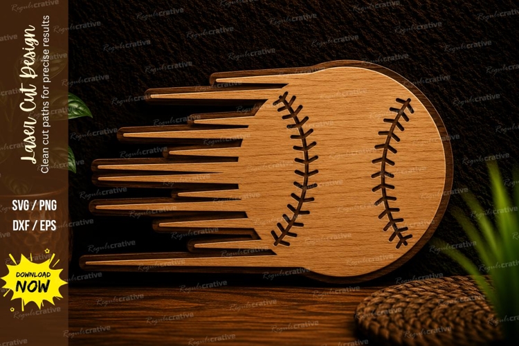 Cute Baseball Svg Image 9