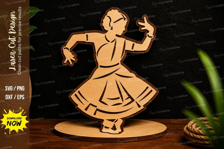 Traditional Folk Dancer Laser Cut SVG Design folk dancer svg