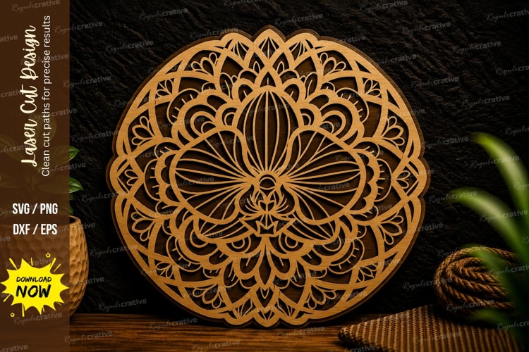 Floral Mandala Design Image 6