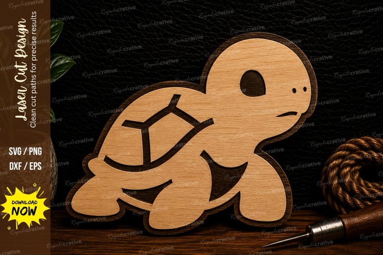 Cute Turtle Svg Image 8