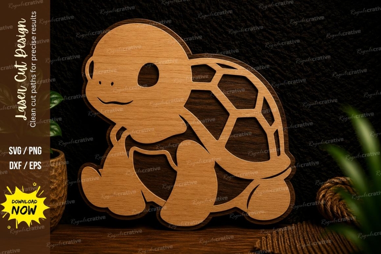 Cute Turtle Svg Image 5