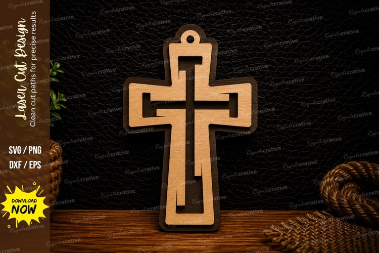 Floral Cross Svg Image 11