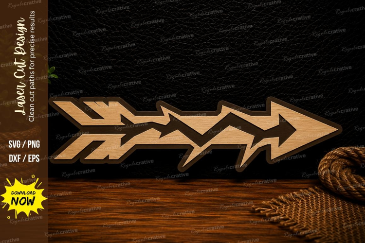 Tribal Arrow Boho Wall Decor Laser Cut SVG File tribal arrow