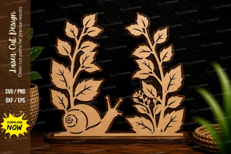 Snail Silhouette Image 13