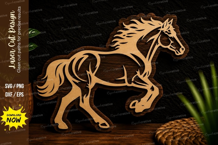Horse Running Silhouette Image 14