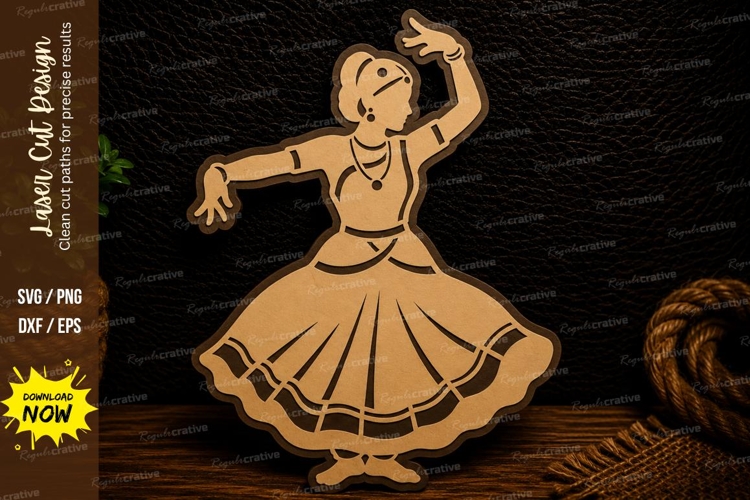 Traditional Folk Dancer Laser Cut Svg Design folk dancer svg