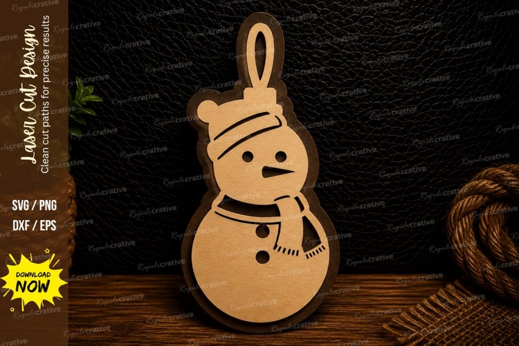 Snowman Monogram Svg Image 22