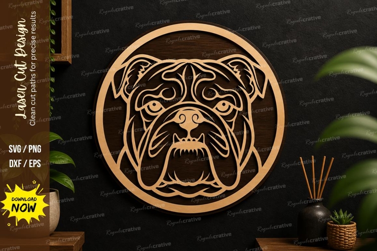 Bulldog Vector Image 20