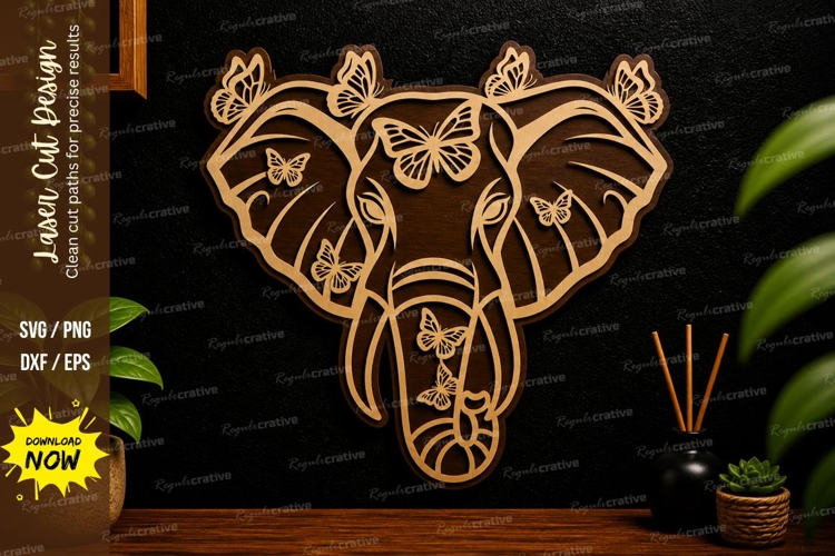 Elephant Vector Image 13