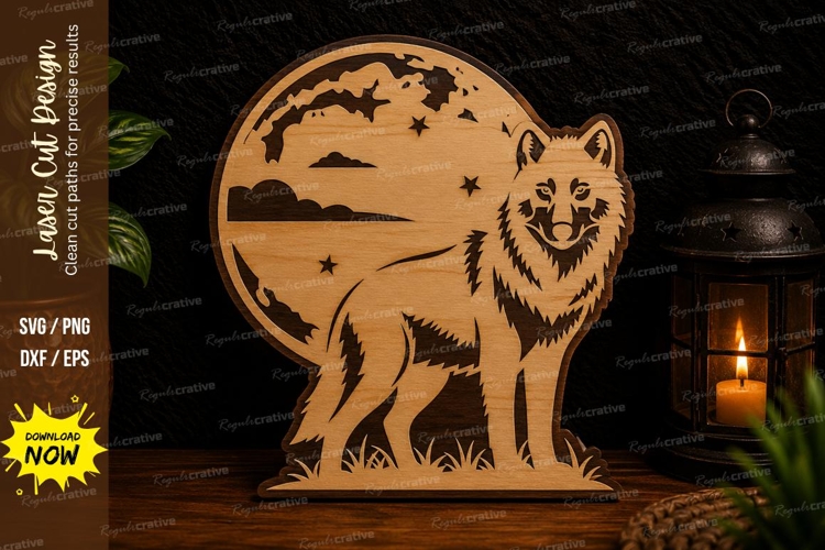 Wolf Silhouette Image 22
