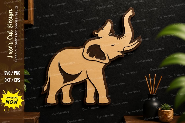 Elephant Vector Image 15