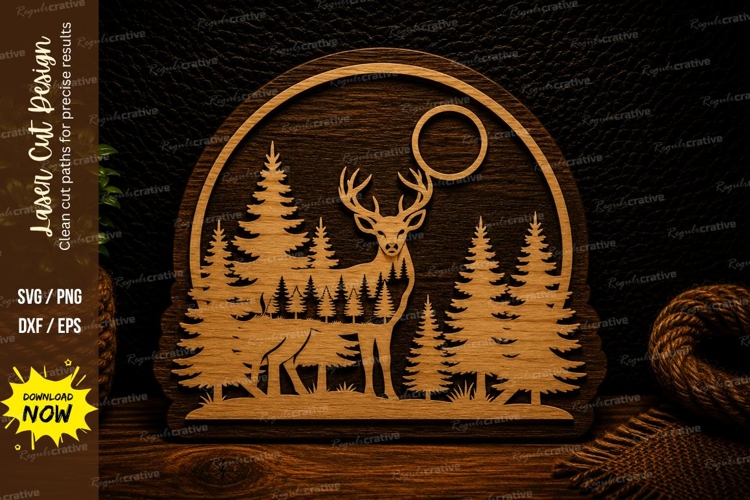 Stag Svg Image 13
