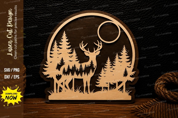 Stag Svg Image 12