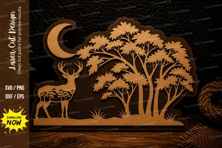 Stag Svg Image 4