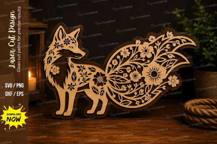 Baby Fox Svg Image 12