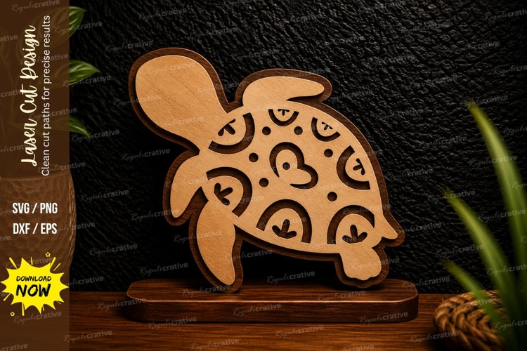 Cute Turtle Svg Image 2