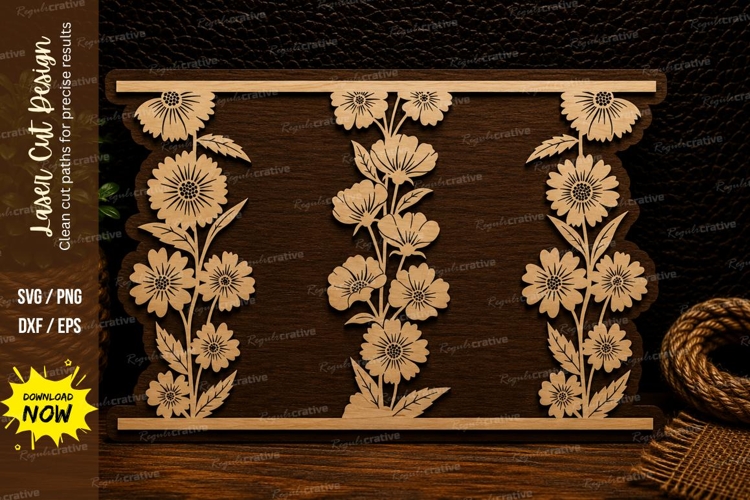 Floral Svg Border Image 14