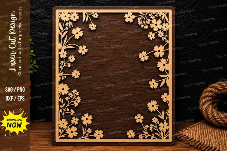 Flower Border Design Image 7