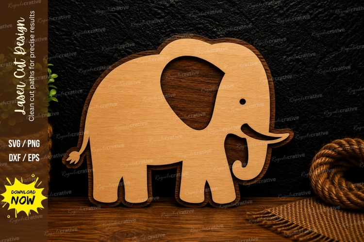 Silhouette Elephant SVGs Image 2