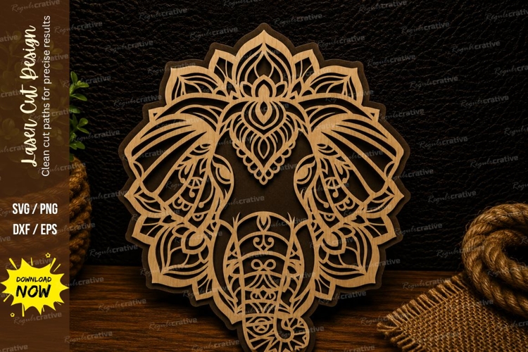 Elephant Head SVGs Image 2
