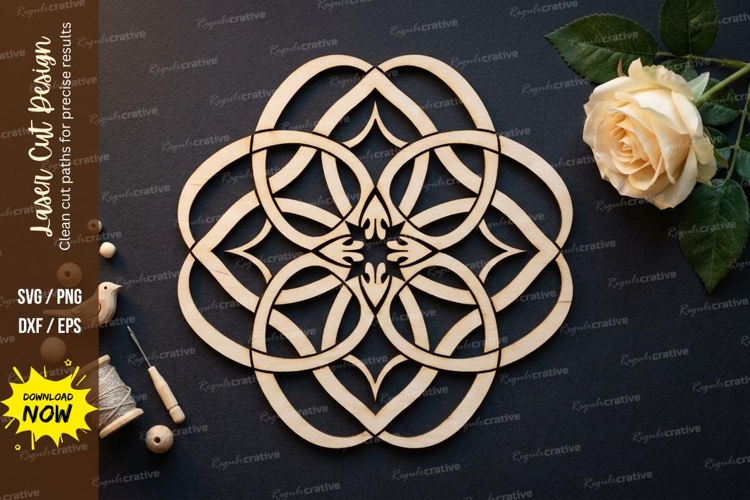 Flower Circle Svg Image 12