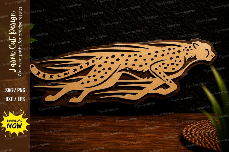 Cheetah Silhouette Image 22