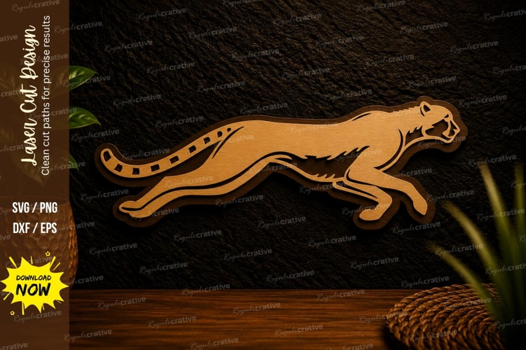 Cheetah Silhouette Image 20