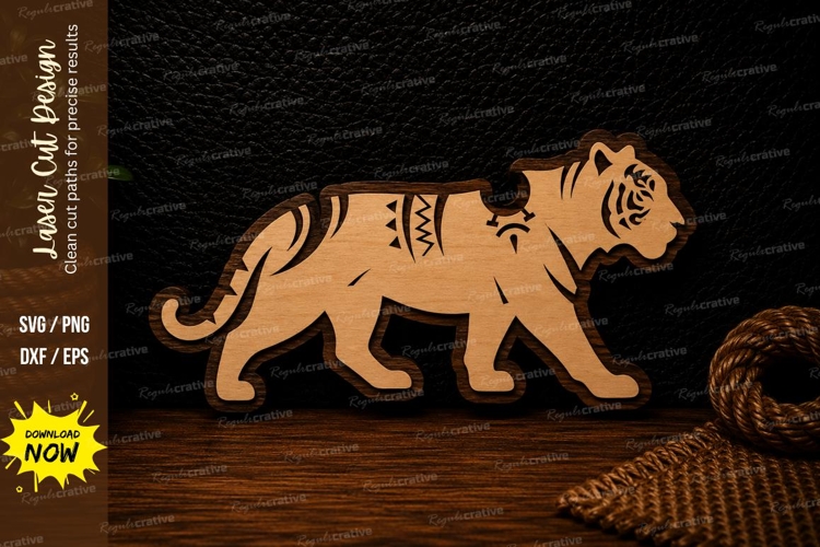 Tiger Silhouette Image 24