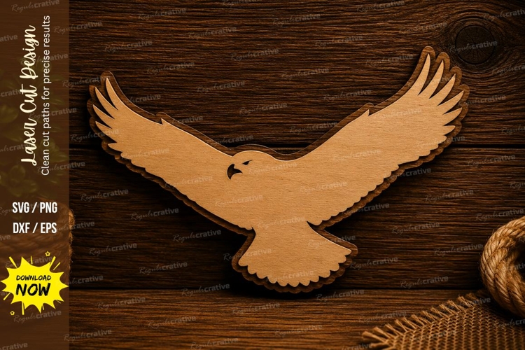 Flying Eagle Laser Cut SVG Design flying eagle svg, eagle