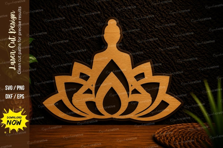 Lotus Flower Silhouette