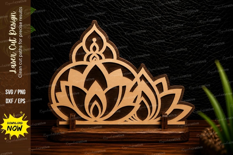 Lotus Flower Silhouette Image 20