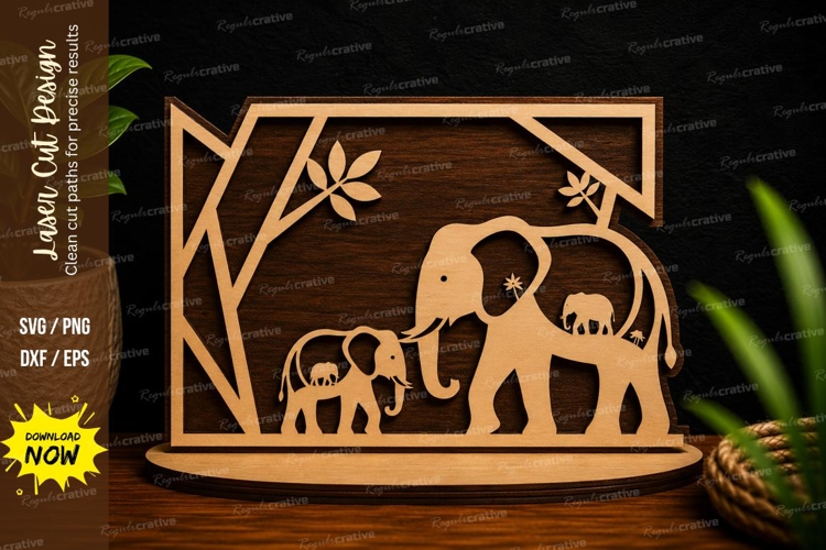 Elephant Silhouette Image 21