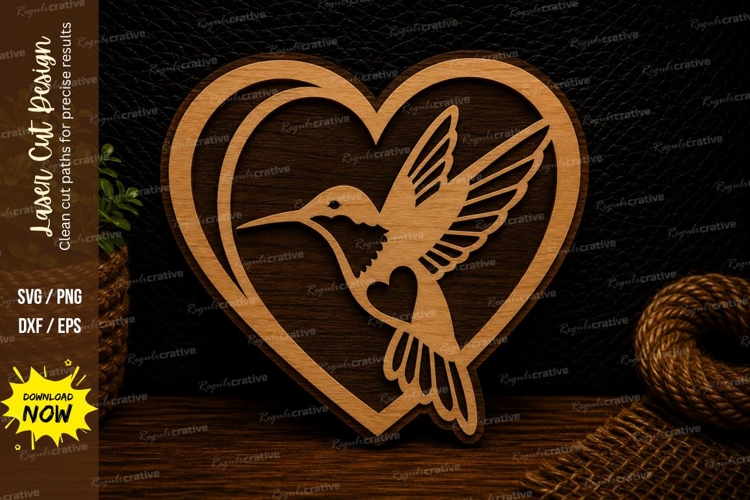 Hummingbird Silhouette Image 3