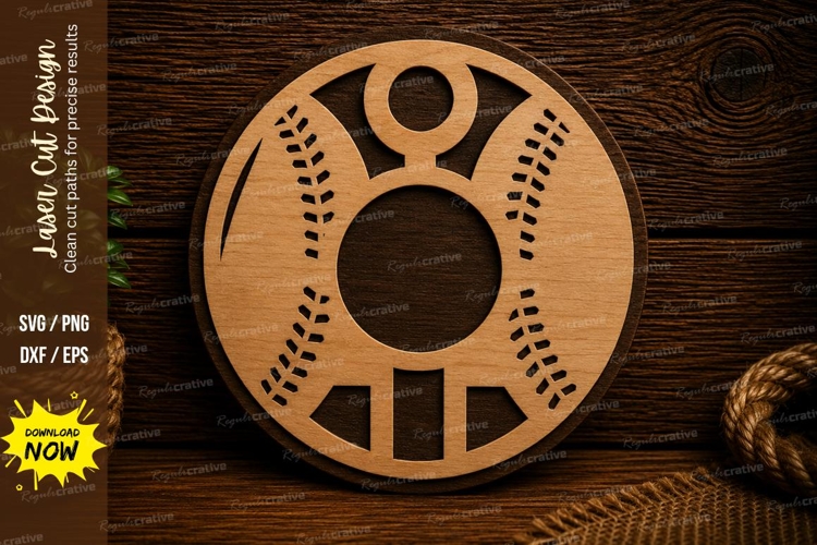 Softball Monogram Svg Image 9