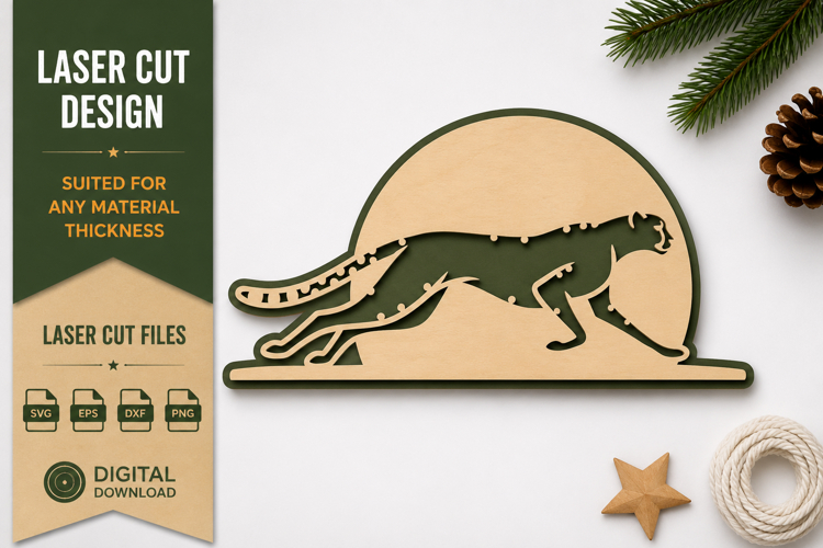 Crocodile Sunset Laser Cut SVG Design crocodile svg, crocodi
