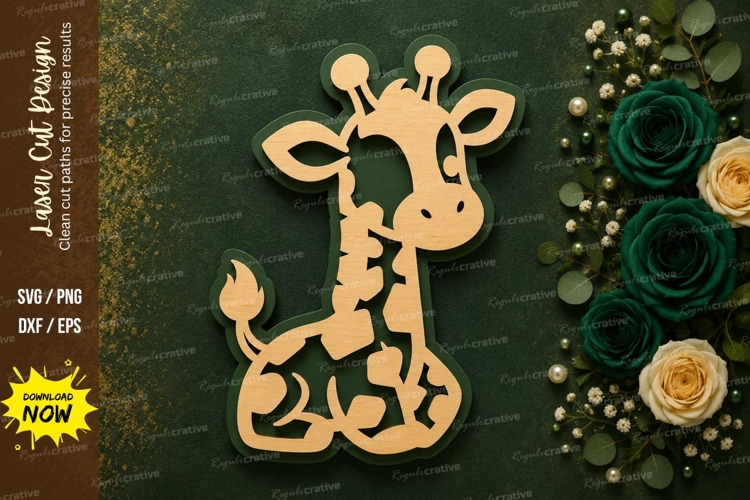 Baby Giraffe Svg Image 24